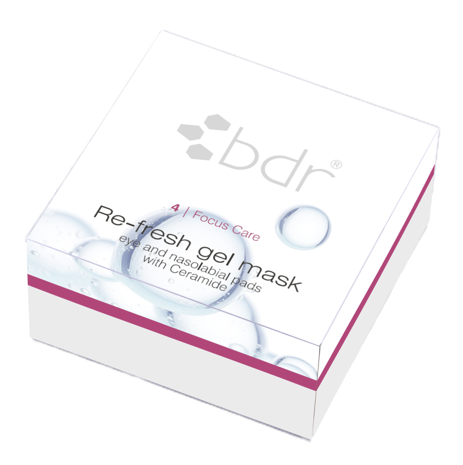 BDR paakių ir lūpų linijų gelinės kaukės Re-fresh