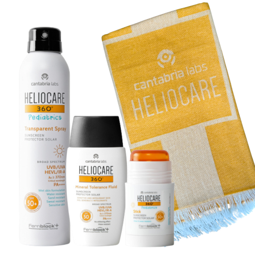 Heliocare CANTABRIA LABS Heliocare rinkinys + vasariškas rankšluostis