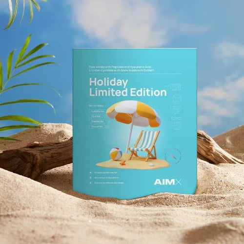AIMX „Holiday Limited Edition“ lakštinių kaukių dėžutė