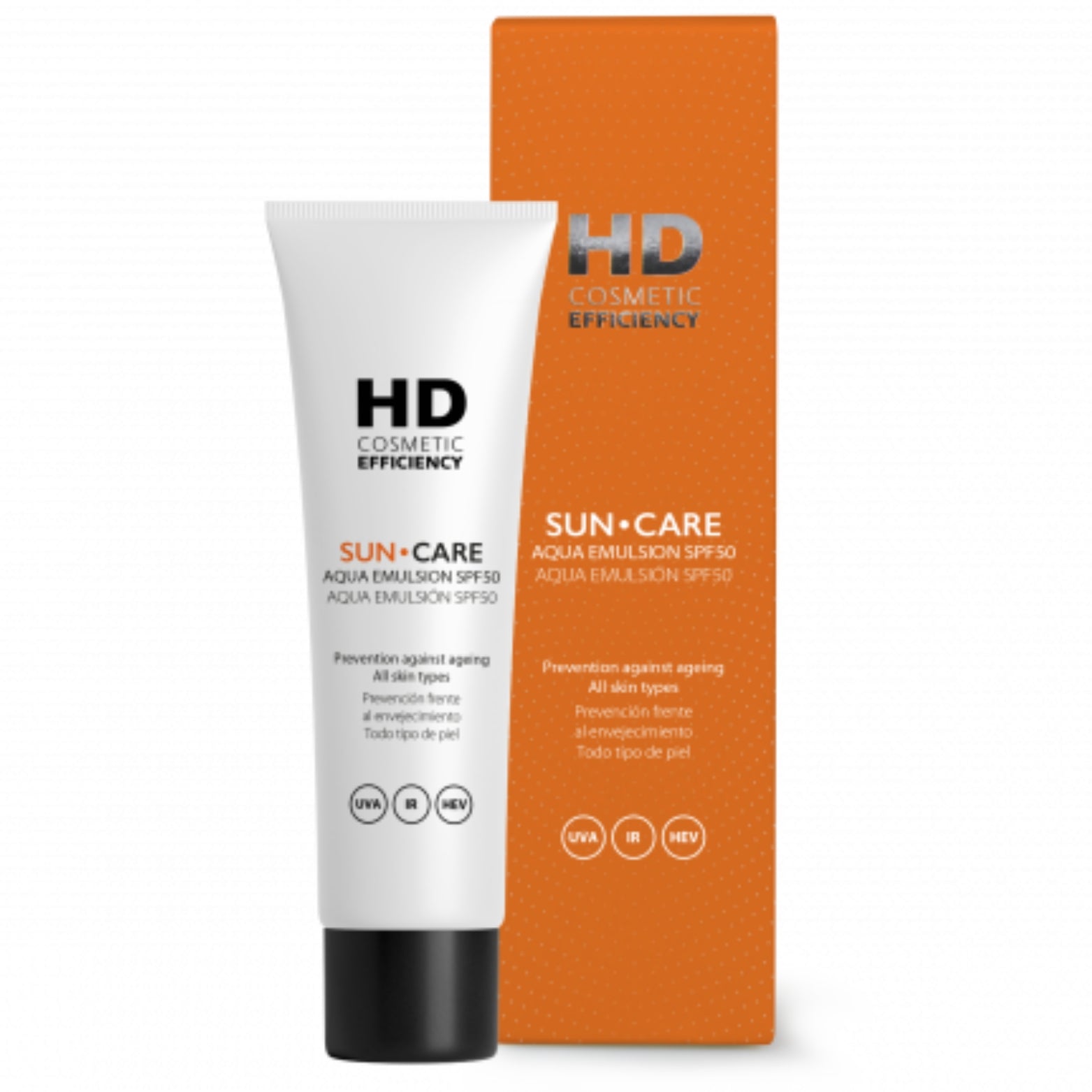 HD SUNCARE DRĖKINAMOJI EMULSIJA SPF50, 50 ML