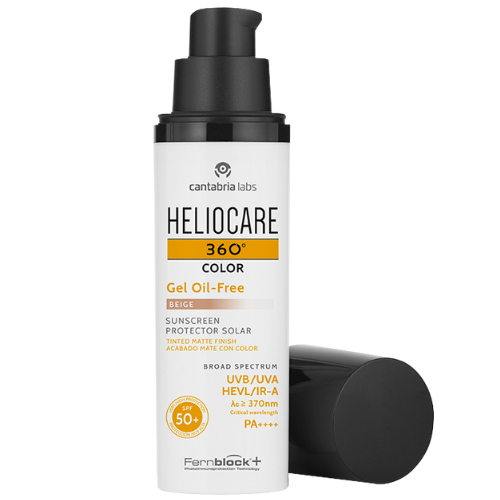 HELIOCARE 360 COLOR OIL-FREE APSAUGINIS GELIS SPF 50+, 50 ML (Beige)