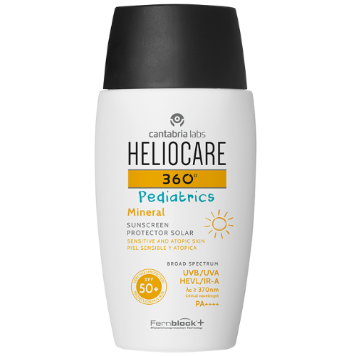 HELIOCARE 360 PEDIATRICS PRIEMONĖ SU MINERALINIAIS FILTRAIS VAIKAMS IR KŪDIKIAMS SPF50+, 50 ML