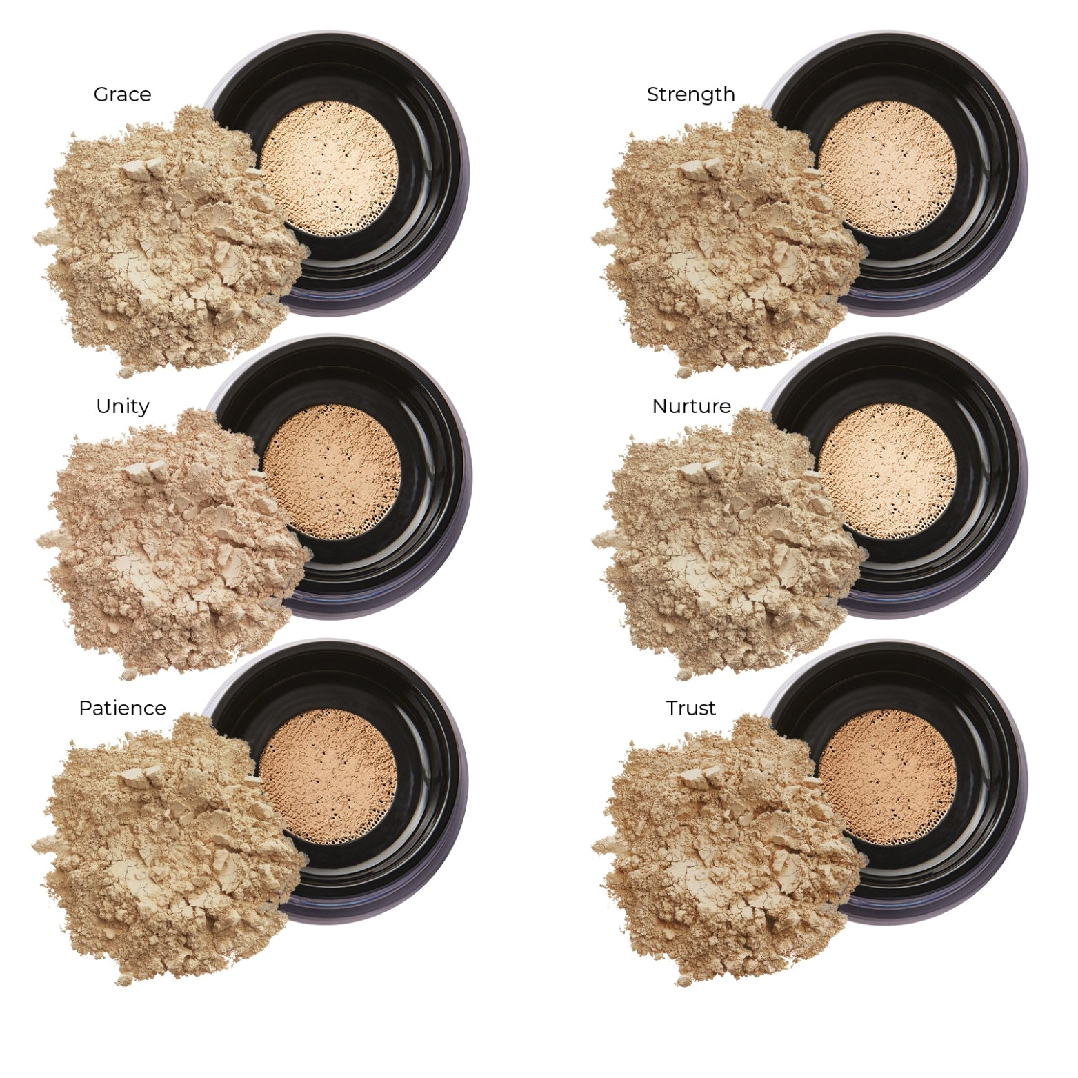 INIKA ORGANIC BIRI MINERALINĖ PUDRA SPF 25 - Patience, 8 g