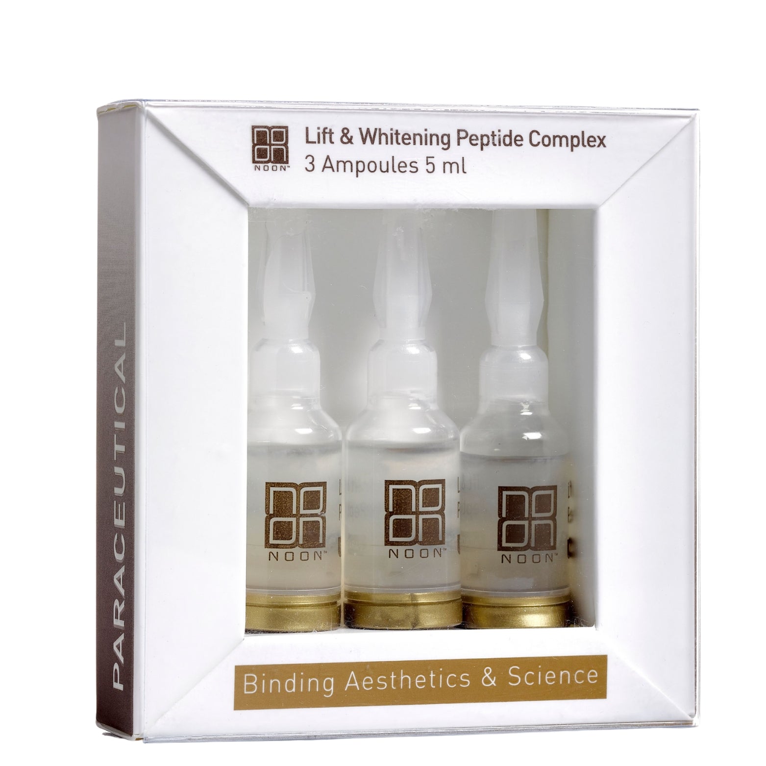 NOON LIFT &amp; WHITENING PEPTIDE COMPLEX AMPULĖS, 3x5ml.