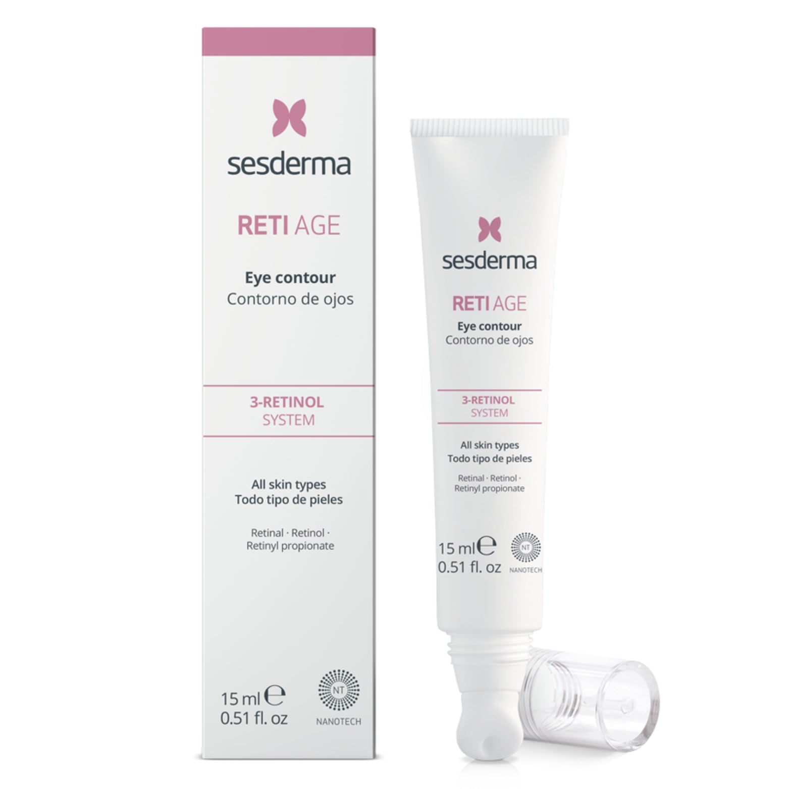 SESDERMA RETI-AGE PAAKIŲ KONTŪRO KREMAS, 15ml